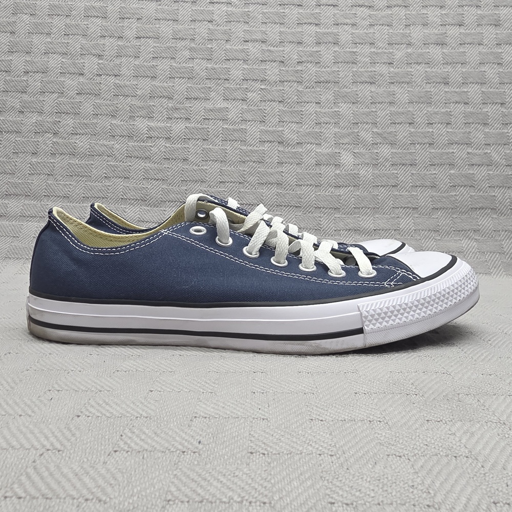 Converse All Star Shoes Mens Size 9 Blue Canvas Casual Low Top Sneakers